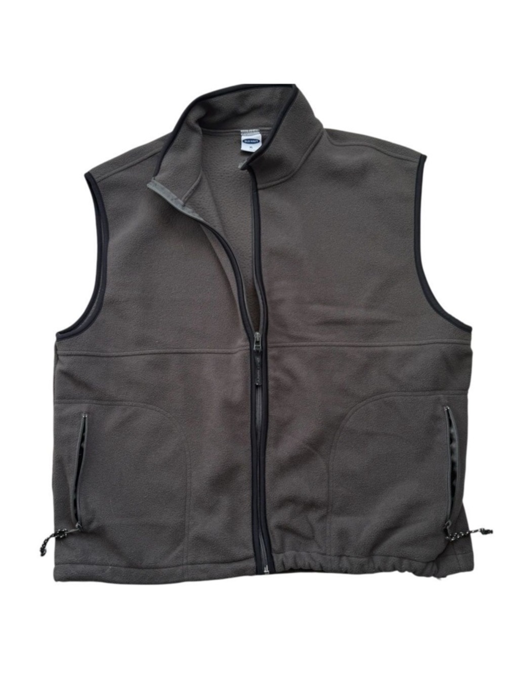 Old Navy Grey Fleece Men’s Vest Outdoor Size XL - Picture 1 of 7